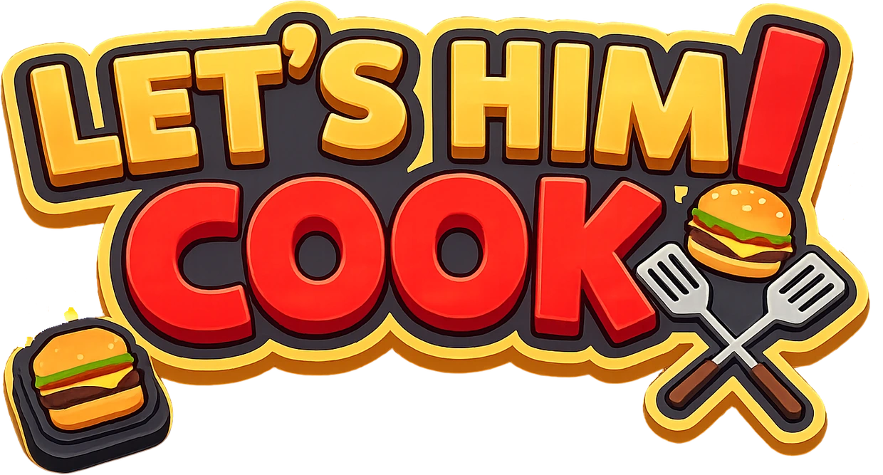 LET'S HIM COOK! 로고